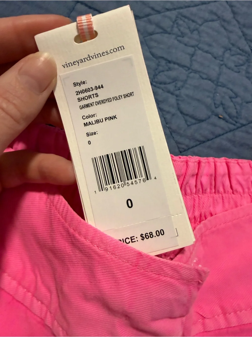 Vineyard Vines Hot Pink Athletic Shorts